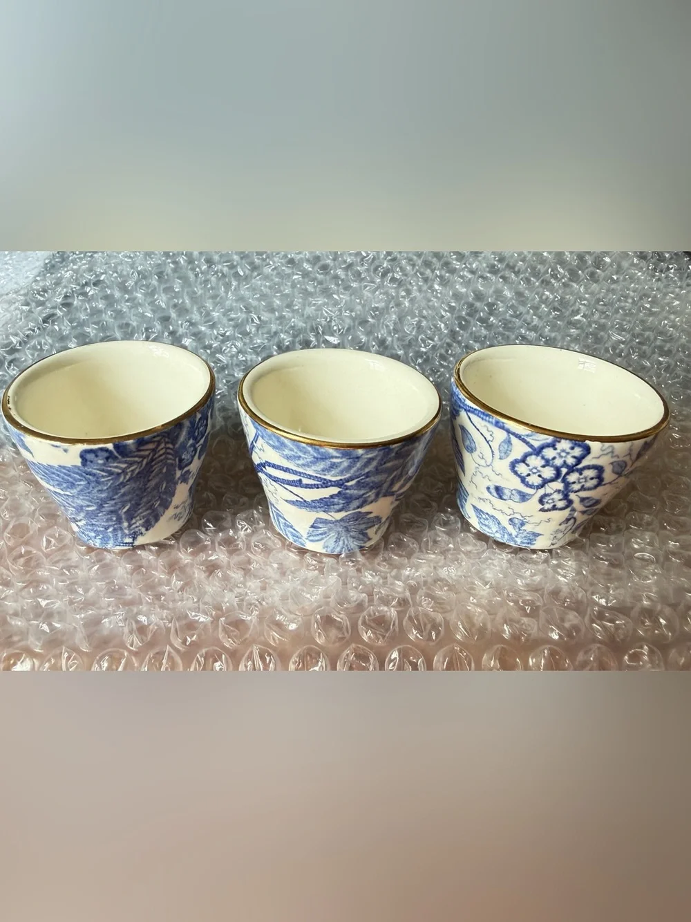 vintage West German ceramic double-sided egg cup, manufactured by Vestare